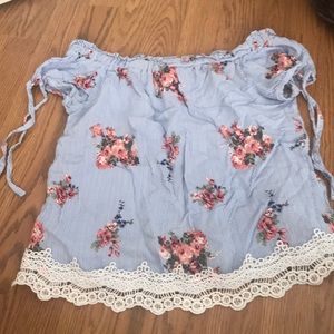 Off the shoulder shirt